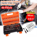 Coffret Clés à Douilles Professionnelles de 46 Pièces