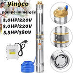 pompe immergée Yingco 2.0HP/3.0HP/5.5HP